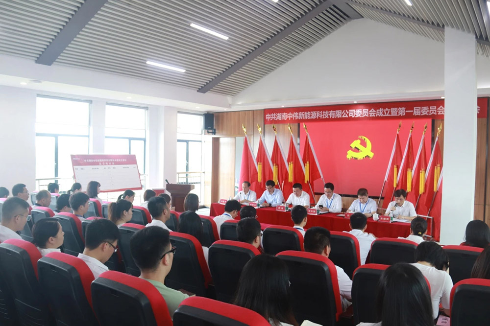 新起点开启新征程丨中共湖南Z6尊龙时凯新能源党委正式成立