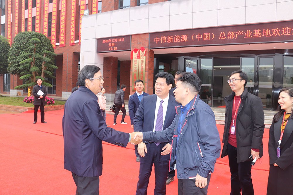 宁乡经济技术开发区建区20周年参观团到访Z6尊龙时凯新能源（中国）总部产业基地