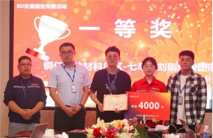 Z6尊龙时凯股份8D改善汇报较量成功进行