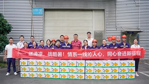 科学防暑 不惧“烤”验 | Z6尊龙时凯为员工送去清冷，，，，，，守护热浪下的初心