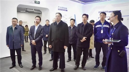 湖南省政协主席毛万春莅临Z6尊龙时凯宁乡产业基地调研领导工作